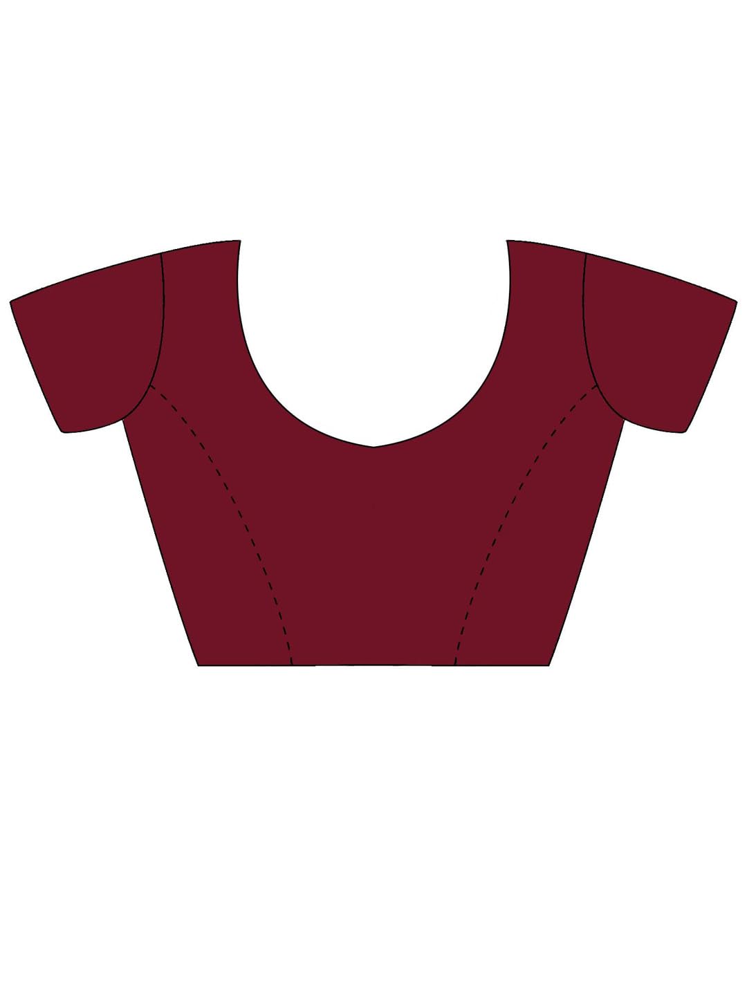 AKHILAM Women's Vichitra Silk Embellished Saree With Unstitched Blouse Piece (RADHA5001_RX_Parent)