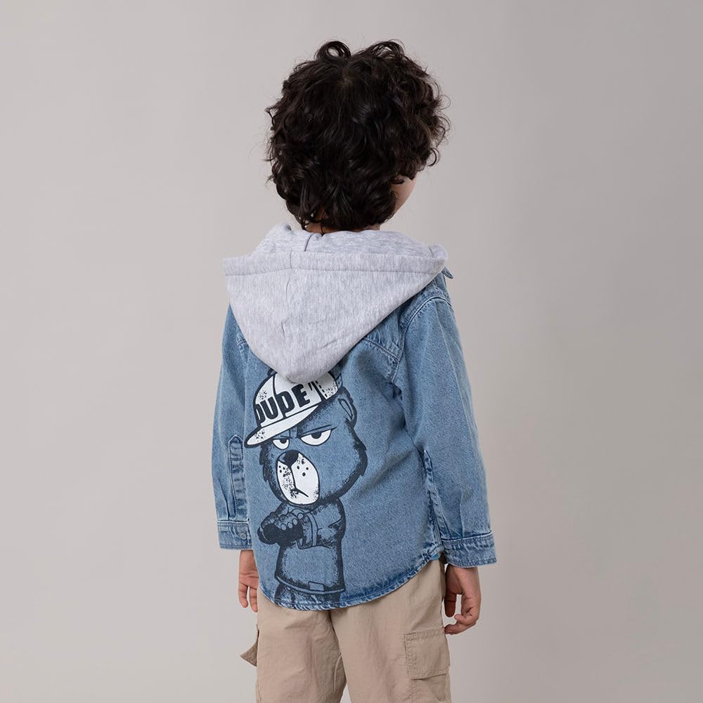 Hopscotch Unisex Kids Cotton Standard Length Jacket
