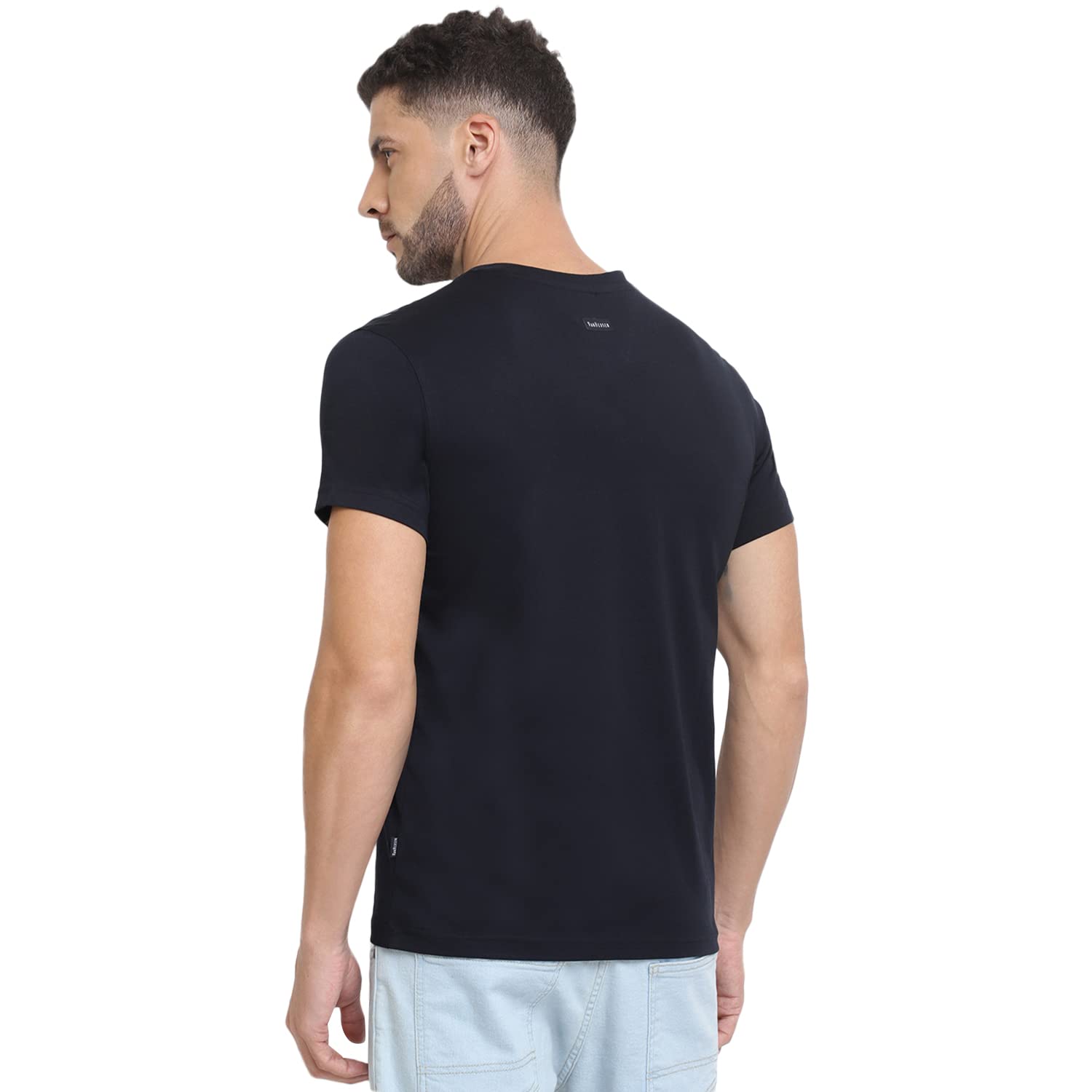 Van Heusen Men's Cotton Regular Fit Athleisure Ultra Soft T-Shirt - Crew Neck, Short Sleeve