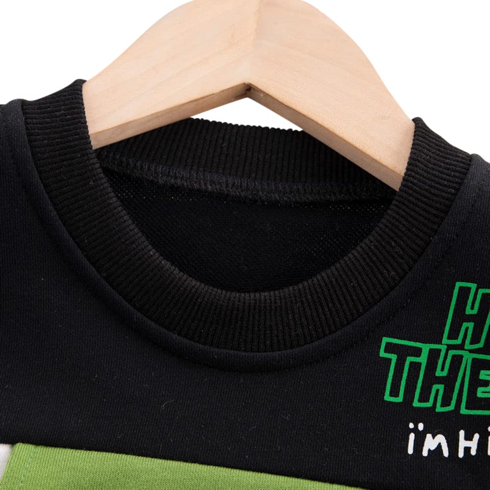 Hopscotch Baby Boys Cotton Round Neck Sweatshirt