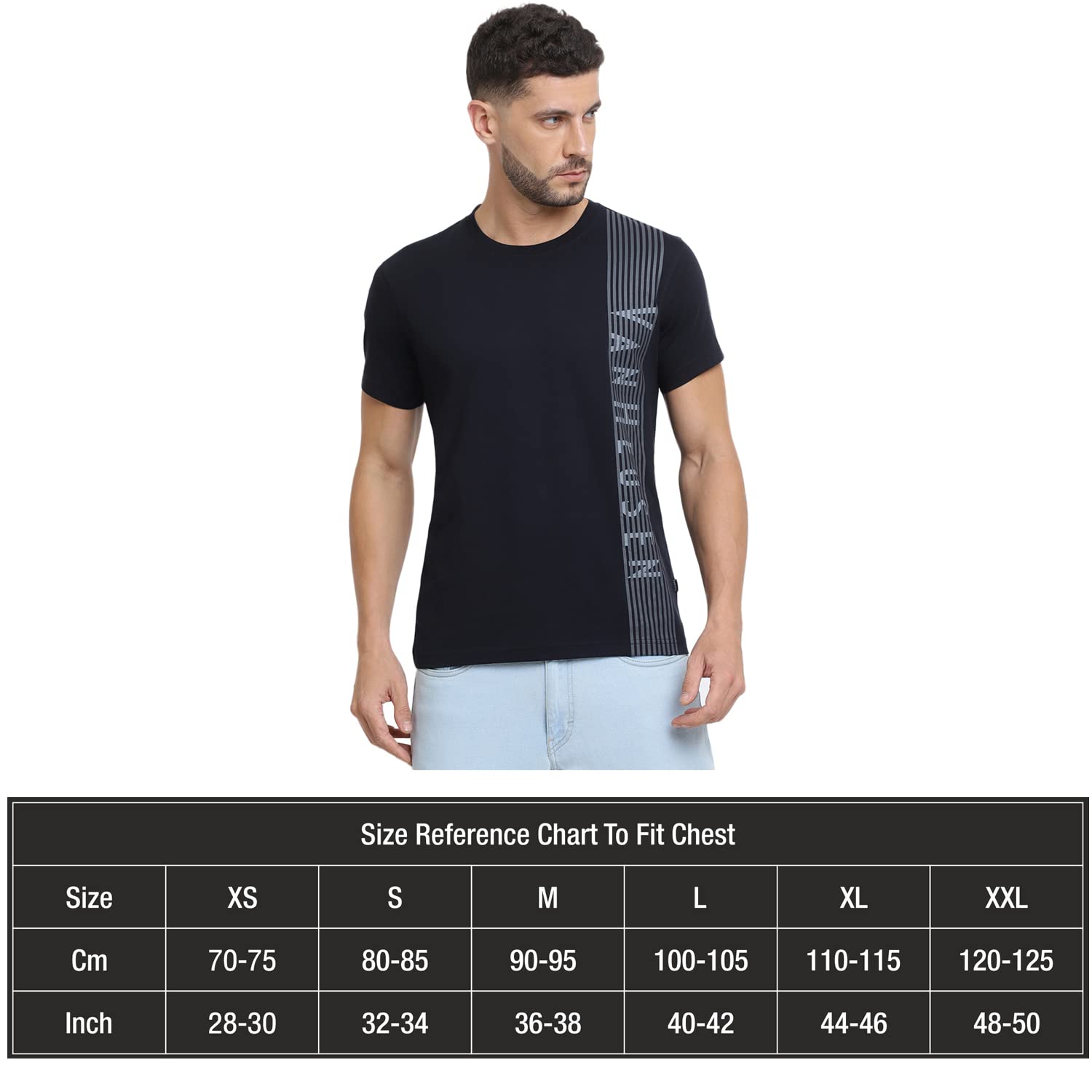 Van Heusen Men's Cotton Regular Fit Athleisure Ultra Soft T-Shirt - Crew Neck, Short Sleeve