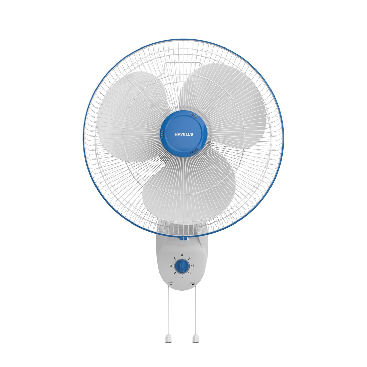 Havells Gatik Pro 400mm Wall Mount Fan|RPM: 1350|Double string for Speed & Oscillation control | Thermal Overloaded Protected Motor | 100% Copper Wire Winding Motor | 2 Year Warranty,230 Volts(Black)