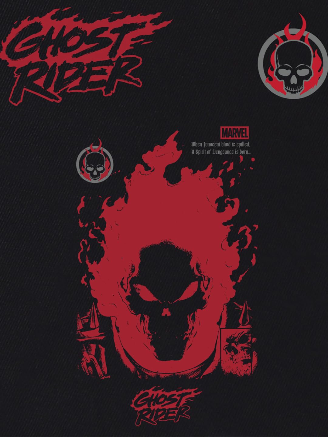 Bewakoof Official Marvel Merchandise Men's 100% Cotton 220 GSM Graphic Print Oversized Fit Round Neck T-Shirt