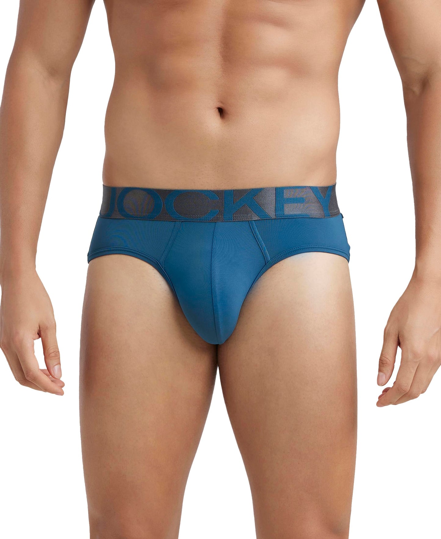 Jockey IC27 Men's Tactel Microfiber Elastane Stretch Solid Brief with Moisture Move Treatment