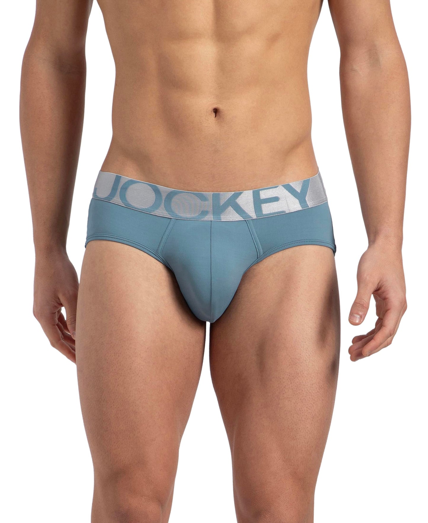 Jockey IC27 Men's Tactel Microfiber Elastane Stretch Solid Brief with Moisture Move Treatment