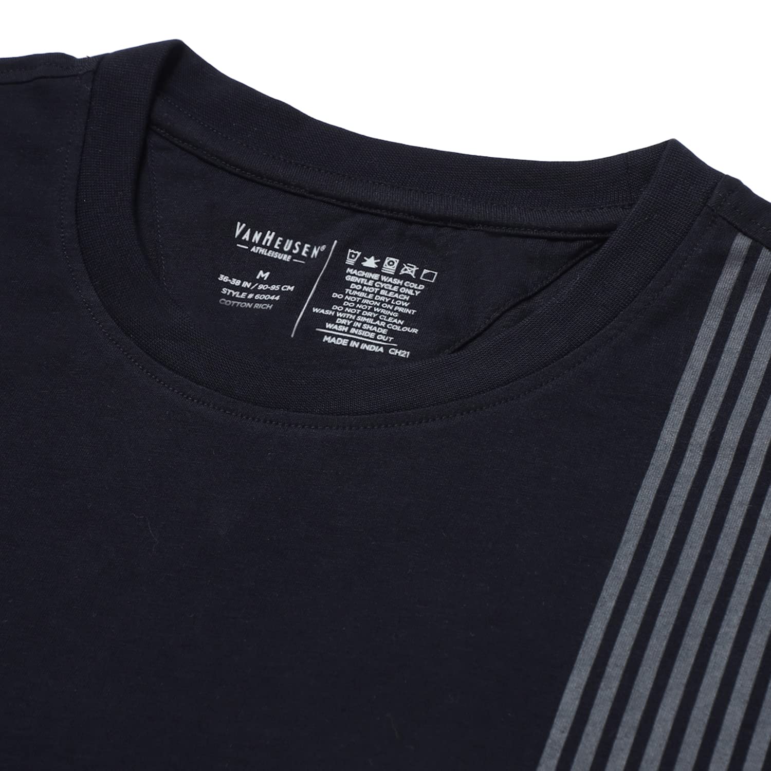 Van Heusen Men's Cotton Regular Fit Athleisure Ultra Soft T-Shirt - Crew Neck, Short Sleeve