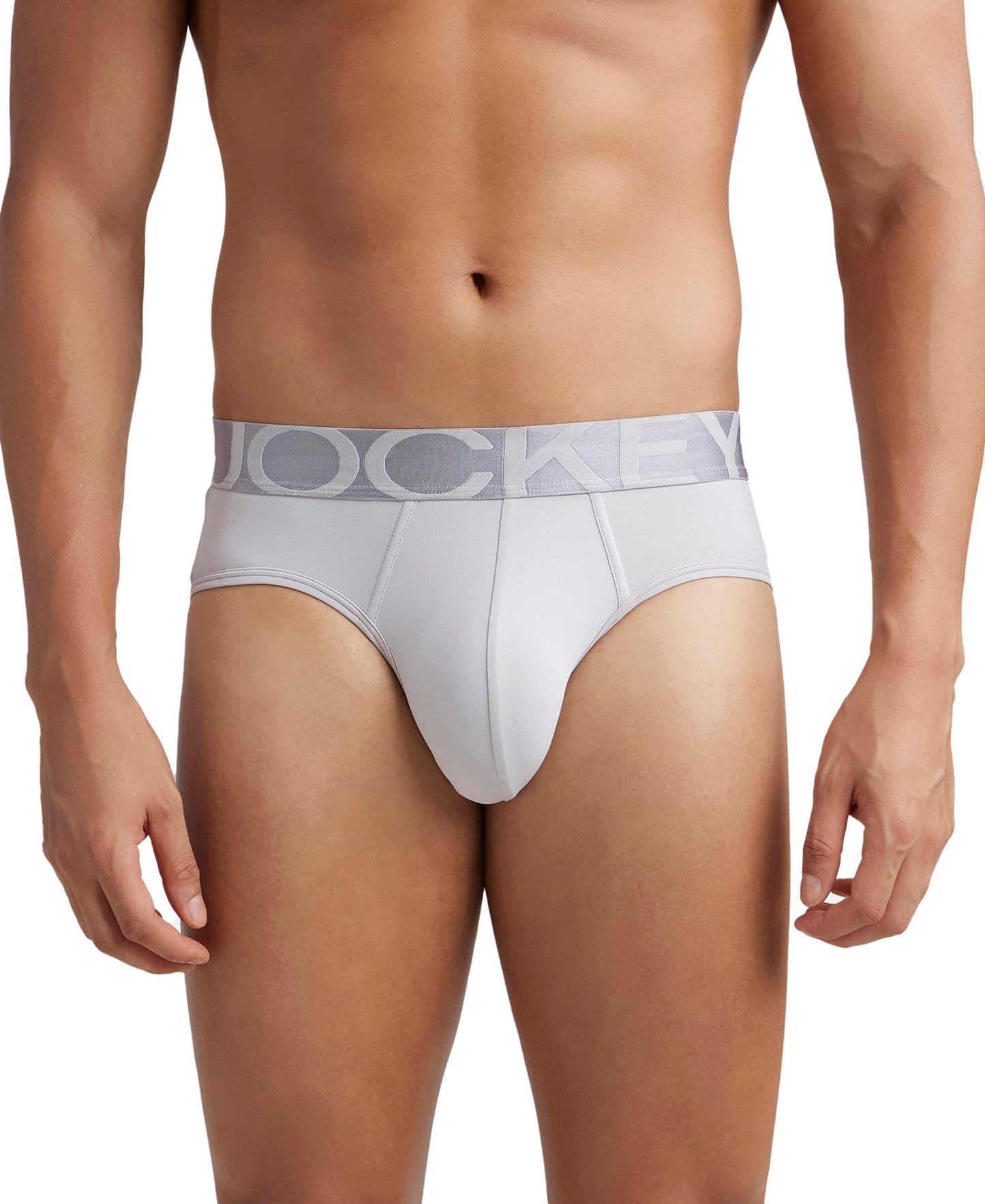 Jockey IC27 Men's Tactel Microfiber Elastane Stretch Solid Brief with Moisture Move Treatment