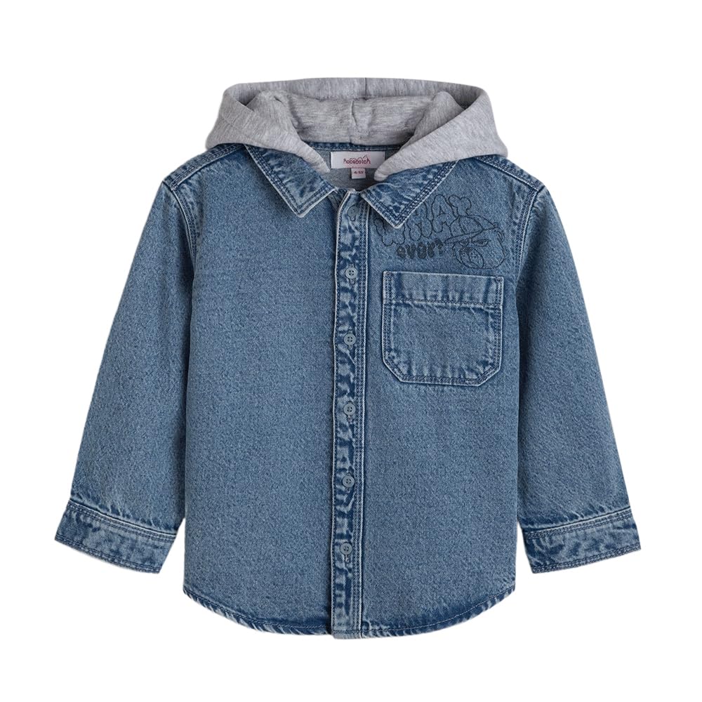 Hopscotch Unisex Kids Cotton Standard Length Jacket