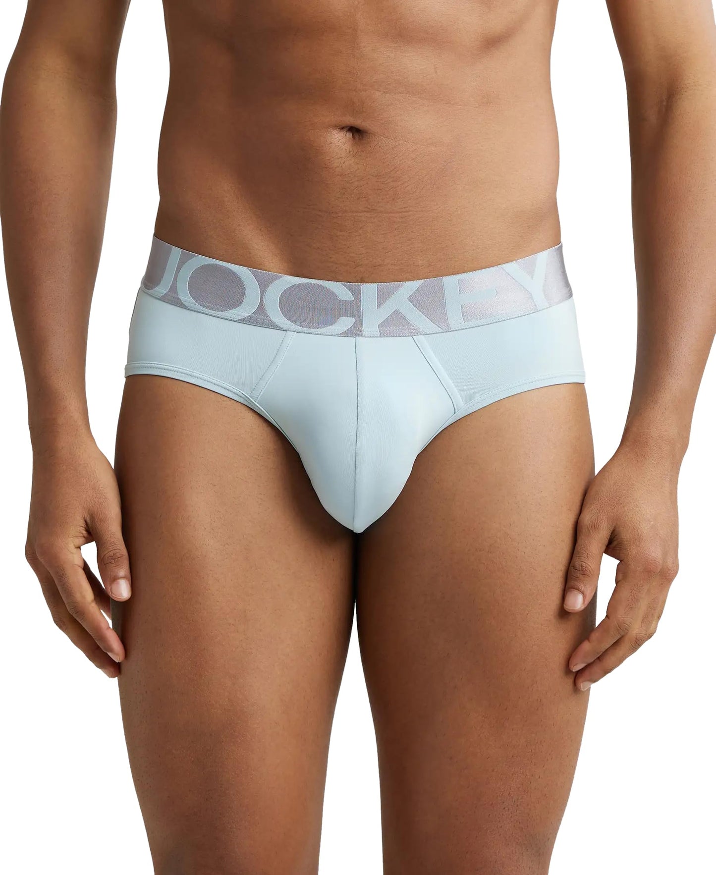 Jockey IC27 Men's Tactel Microfiber Elastane Stretch Solid Brief with Moisture Move Treatment