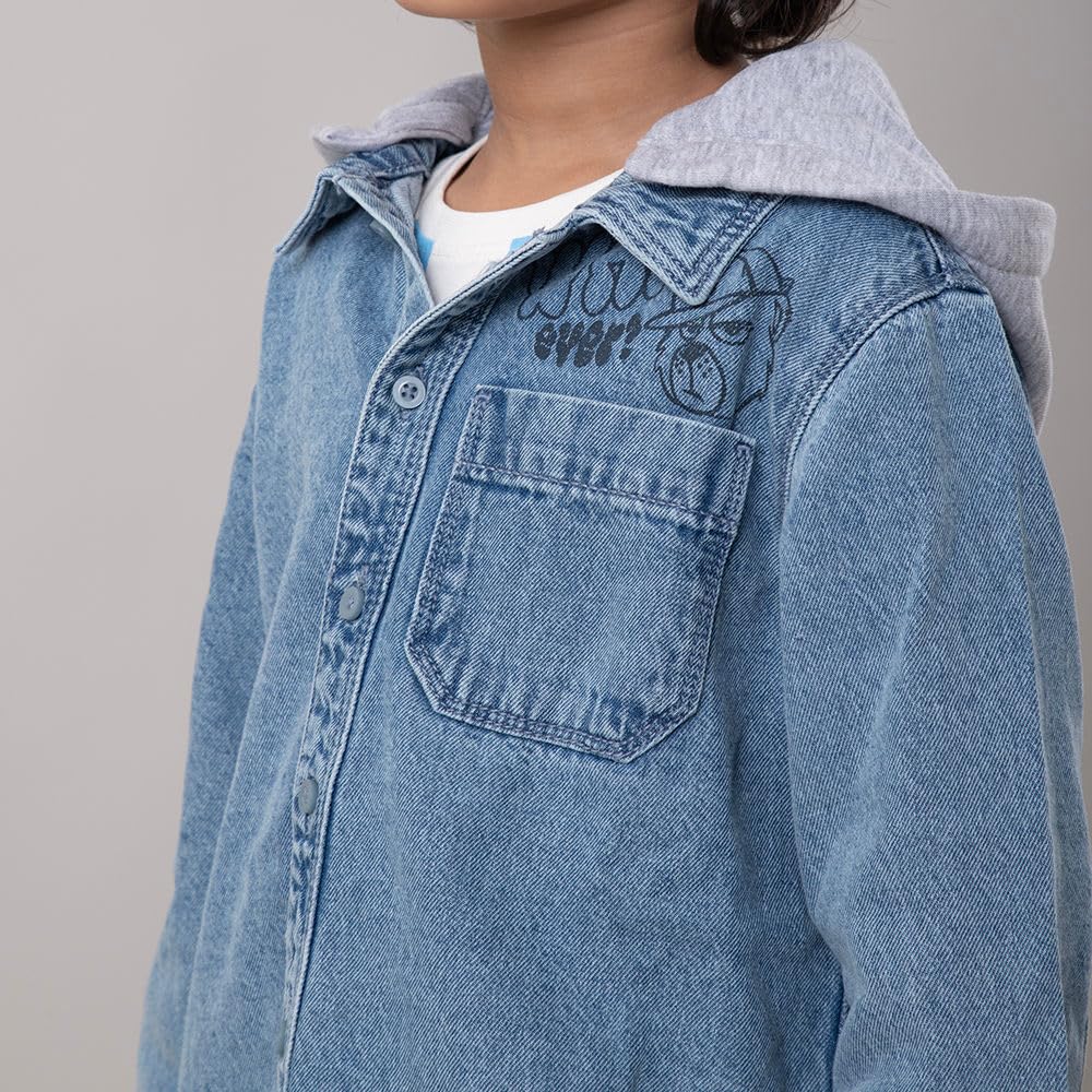 Hopscotch Unisex Kids Cotton Standard Length Jacket