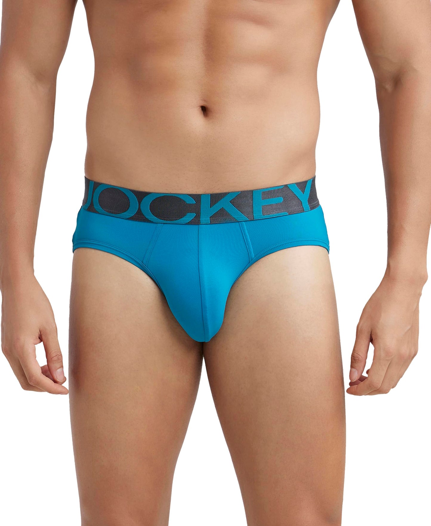 Jockey IC27 Men's Tactel Microfiber Elastane Stretch Solid Brief with Moisture Move Treatment