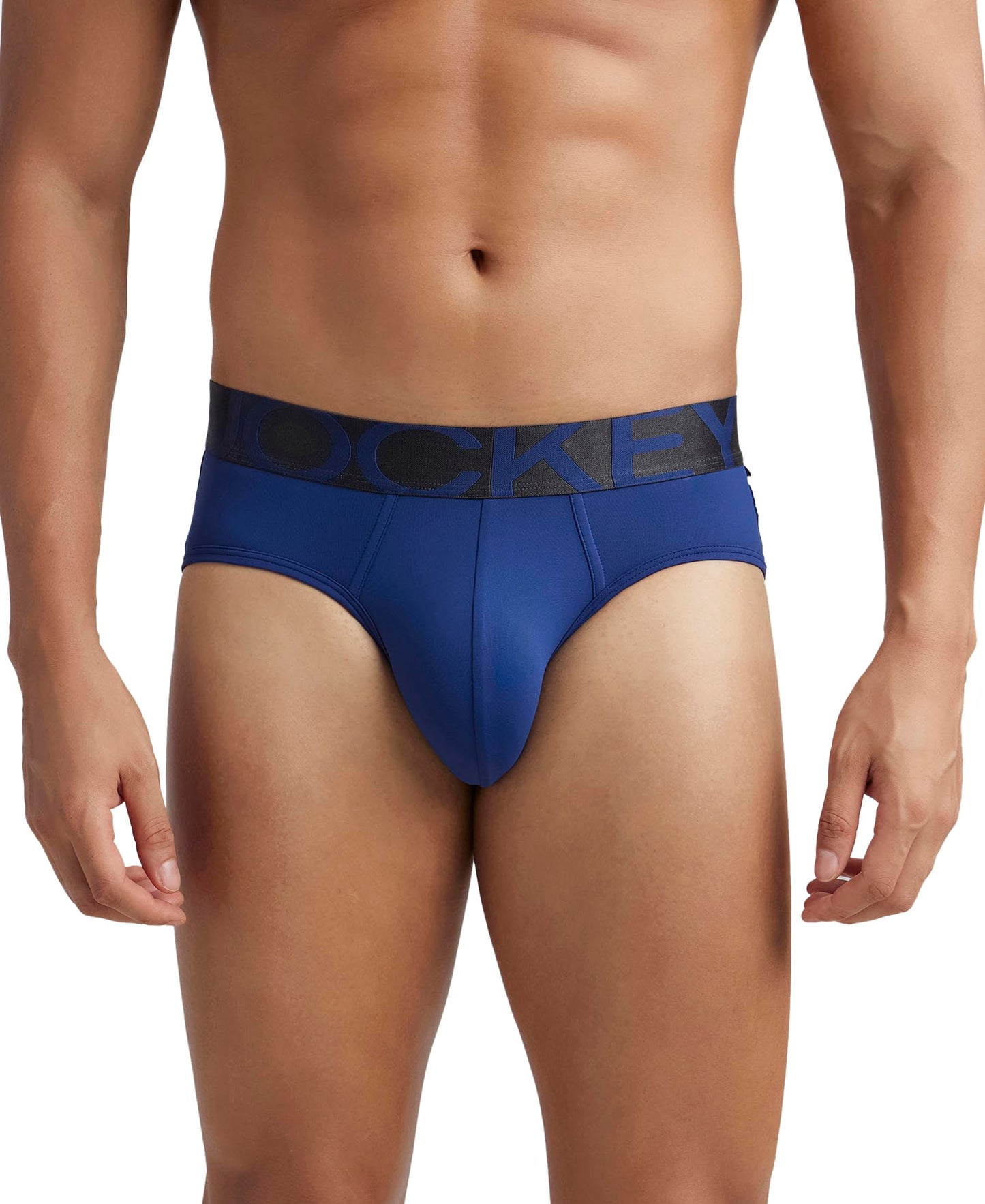 Jockey IC27 Men's Tactel Microfiber Elastane Stretch Solid Brief with Moisture Move Treatment