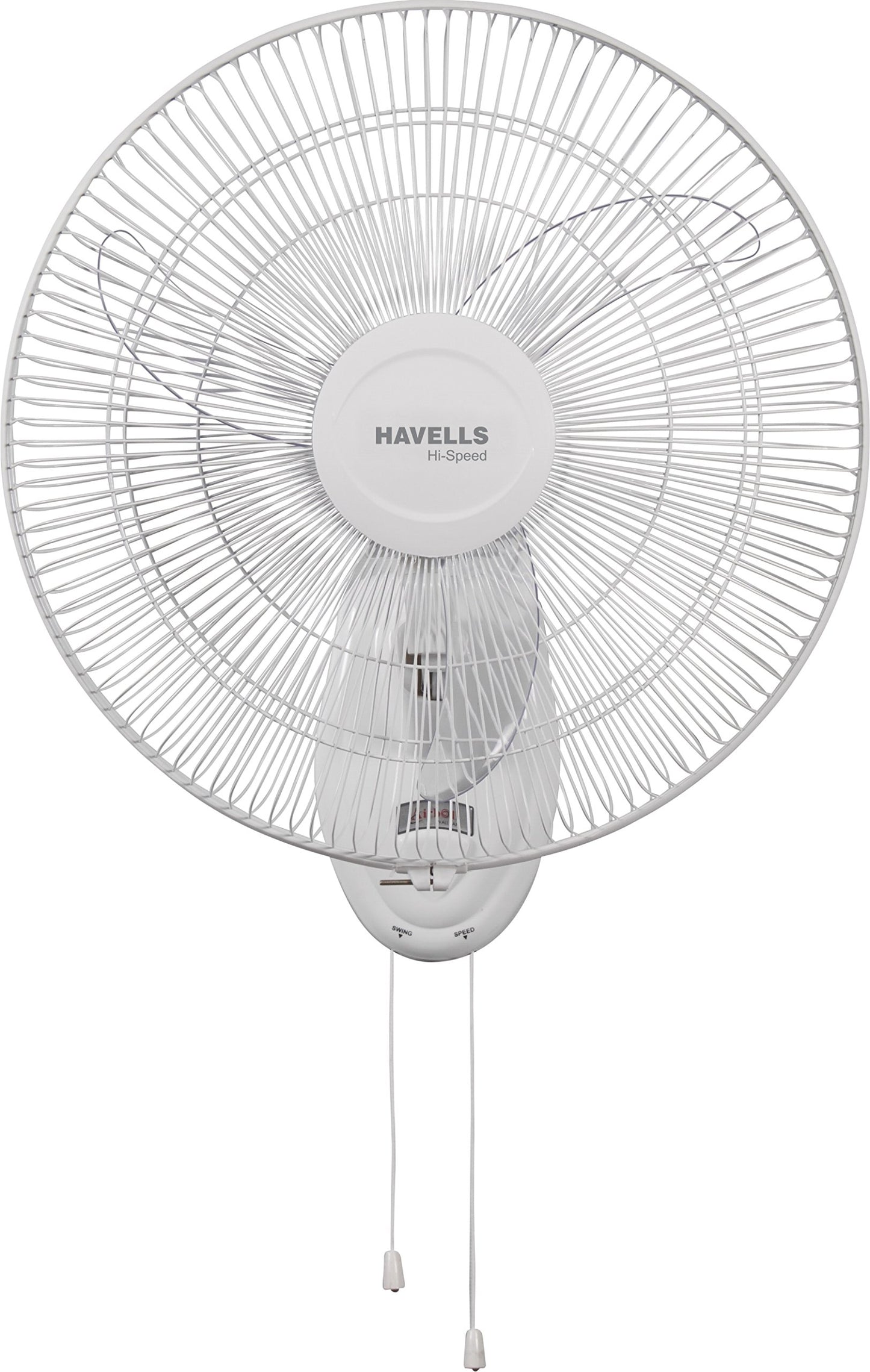 Havells Gatik Pro 400mm Wall Mount Fan|RPM: 1350|Double string for Speed & Oscillation control | Thermal Overloaded Protected Motor | 100% Copper Wire Winding Motor | 2 Year Warranty,230 Volts(Black)