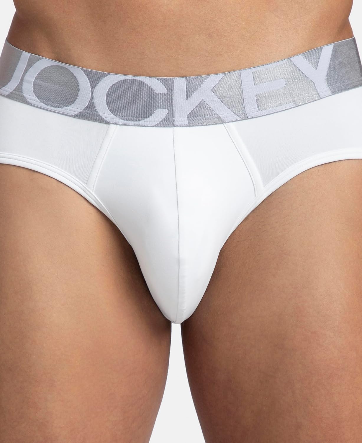 Jockey IC27 Men's Tactel Microfiber Elastane Stretch Solid Brief with Moisture Move Treatment