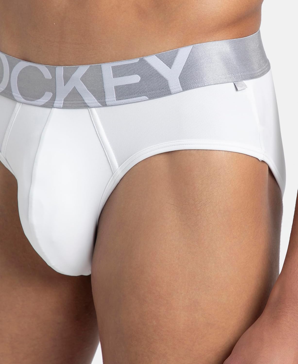 Jockey IC27 Men's Tactel Microfiber Elastane Stretch Solid Brief with Moisture Move Treatment