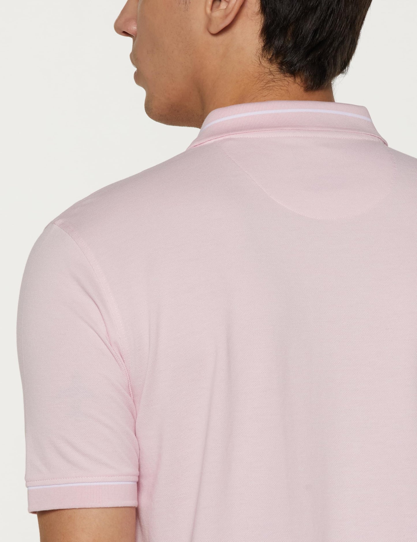 Peter England Men's Regular Fit Insignia Half Sleeve Polo T-Shirt | Cotton Rich | Premium Pique Weave
